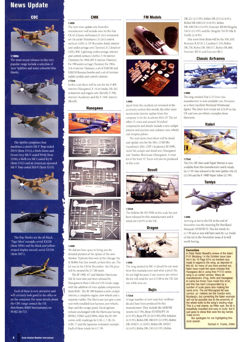 Scale Aviation Modeller International 1999-01